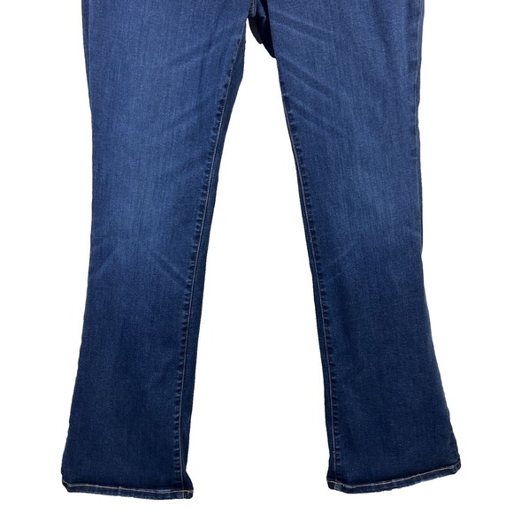 TORRID Size 14 R Mid Rise Slit Boot Blue Denim Jeans Super Soft - Picture 4 of 12